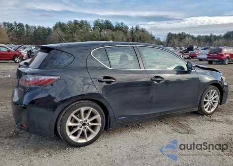 2012 Lexus Ct 200 из США, поврежденный, VIN JTHKD5BH0C2077598